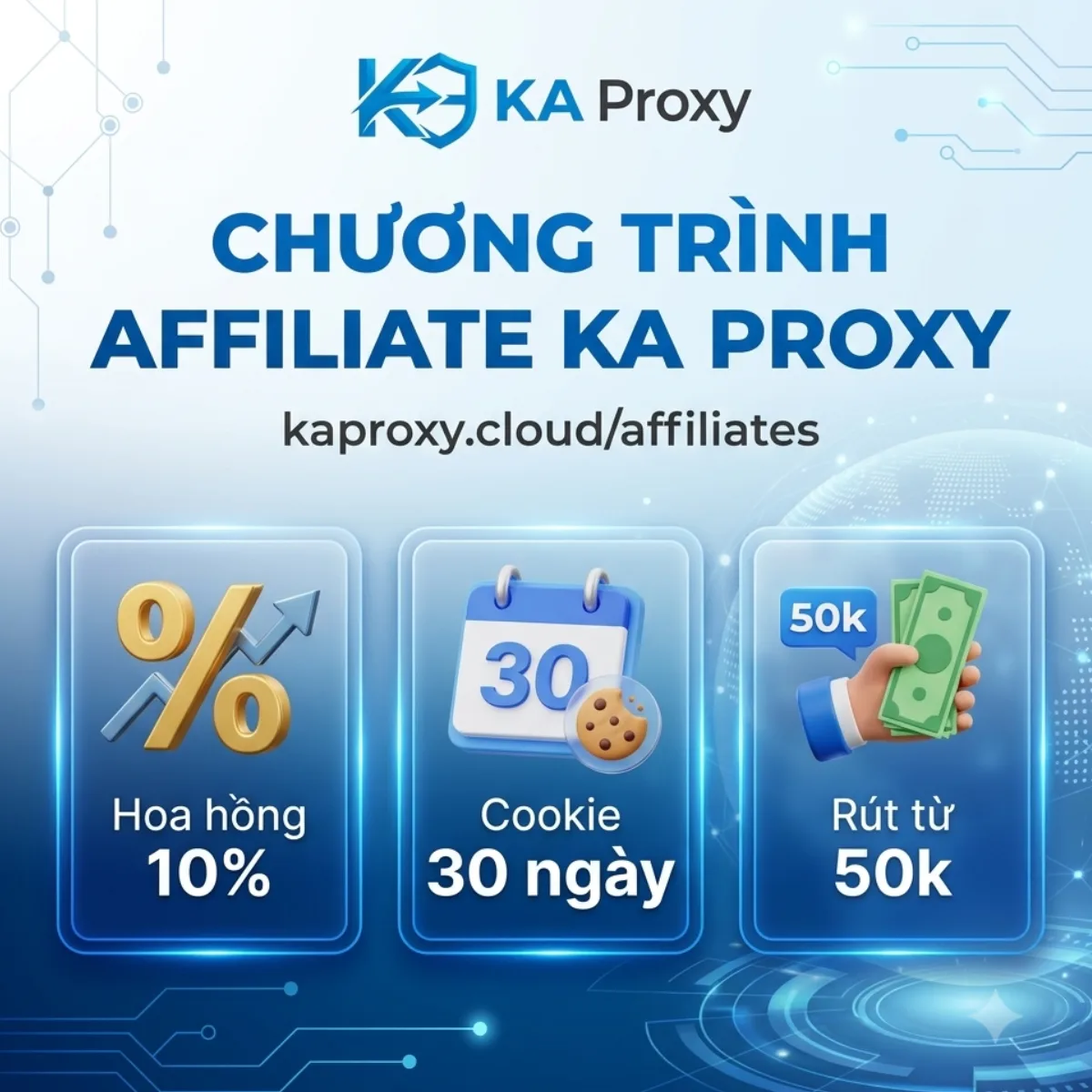 Affiliate KA Proxy? Hướng dẫn tham gia, cách tính hoa hồng và quy định hoàn tiền