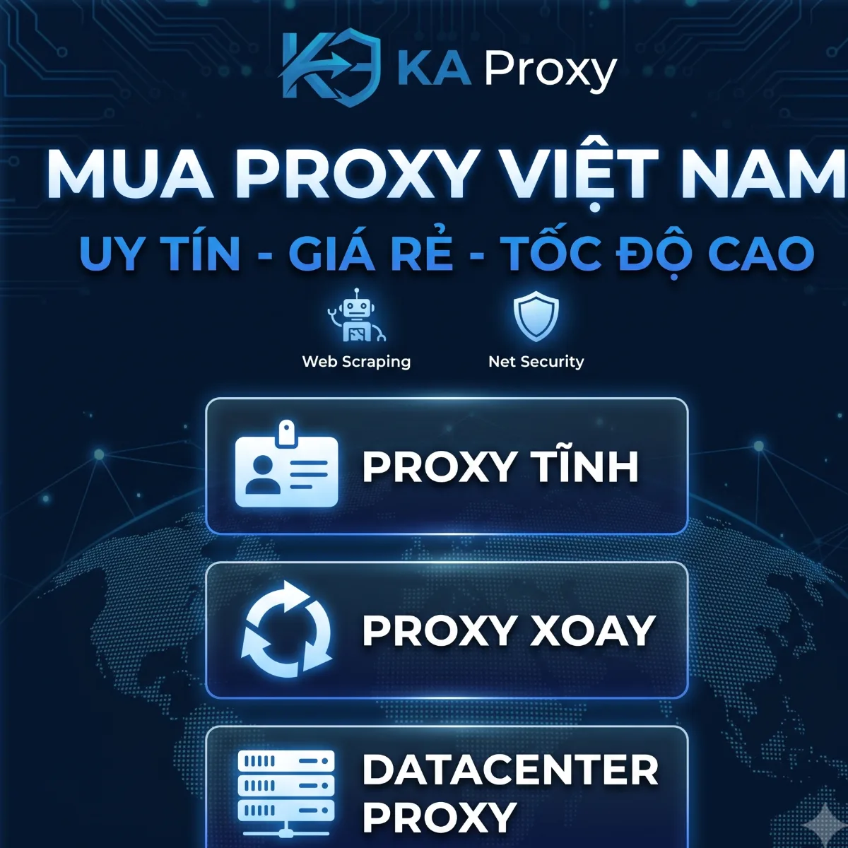 Mua Proxy Việt Nam Uy Tín: Bảng Giá & Cách Chọn Dịch Vụ Tốc Độ Cao Tại KA Proxy