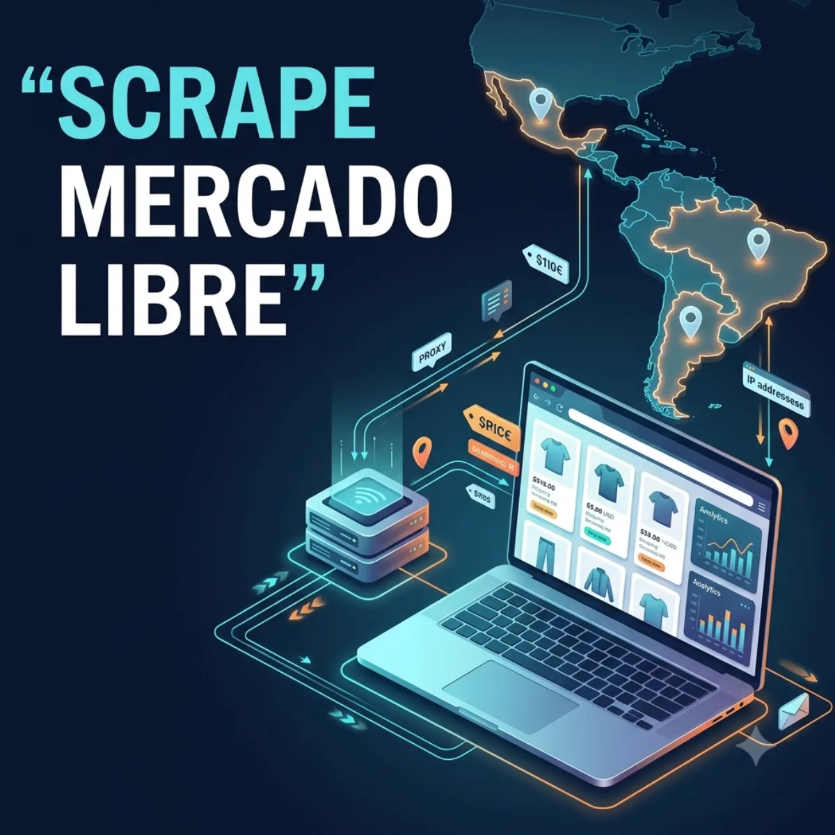 Scraping Mercado Libre 2026: Cách Dùng Proxy Để Thu Thập Giá Theo Khu Vực