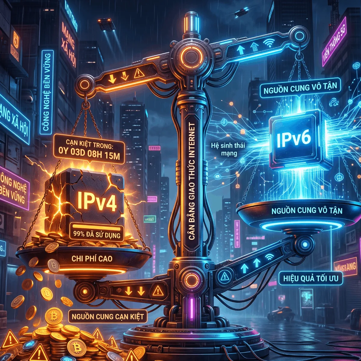 IPv4 vs IPv6 Proxy: Tương Thích Thật Sự Với Facebook, Google, TikTok Ra Sao?